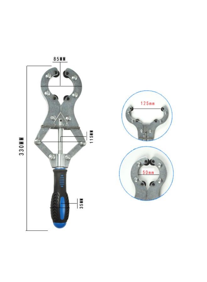 Exhaust Pipe Quick Cutting Tool Black/Silver - Image 2