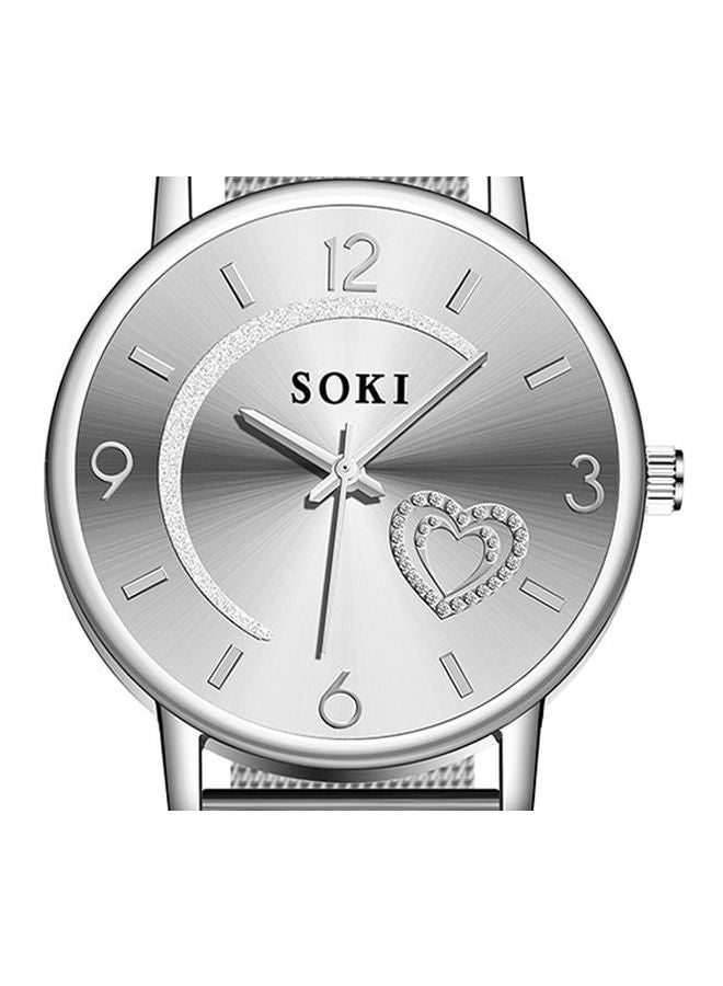 سوكي ساعة يد كوارتز بعقارب طراز NNSB03701785 للرجال - Image 2