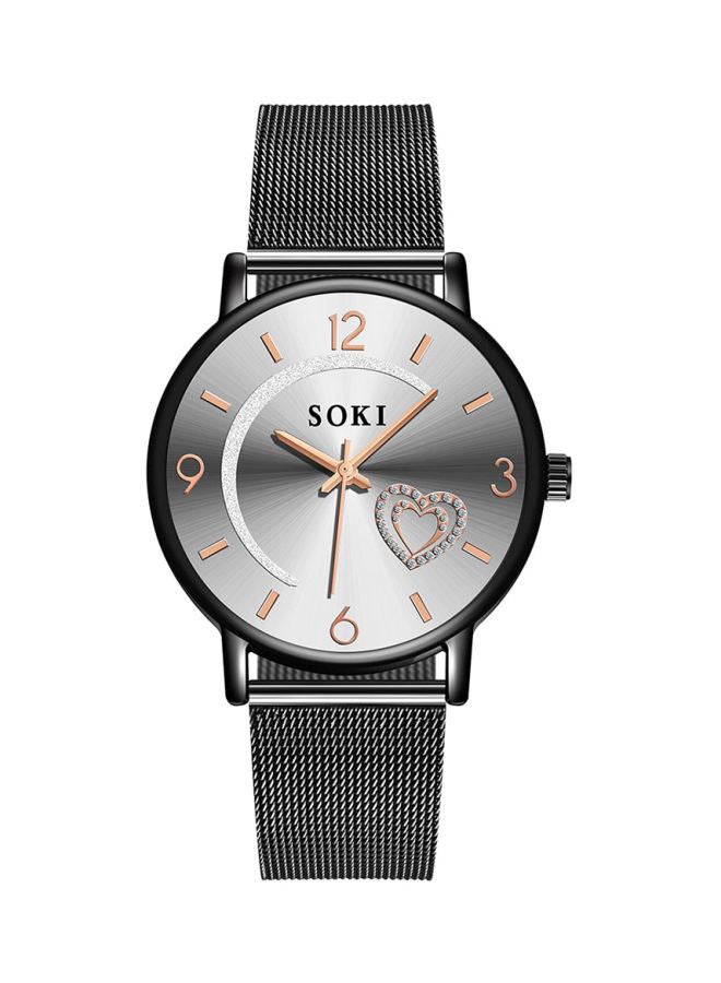 سوكي ساعة يد كوارتز بعقارب طراز NNSB03701786 للرجال - Image 1