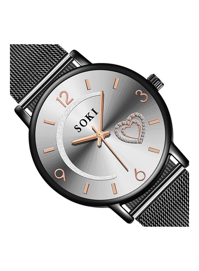 سوكي ساعة يد كوارتز بعقارب طراز NNSB03701786 للرجال - Image 2