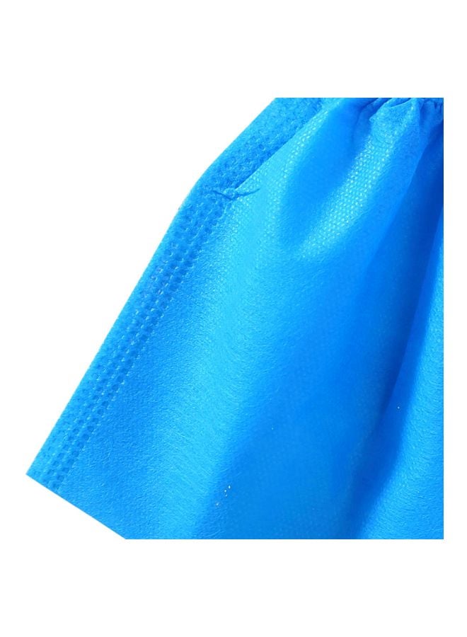 100-Piece Disposable Shoes Cover Set Blue 28x5x28cm - Image 3