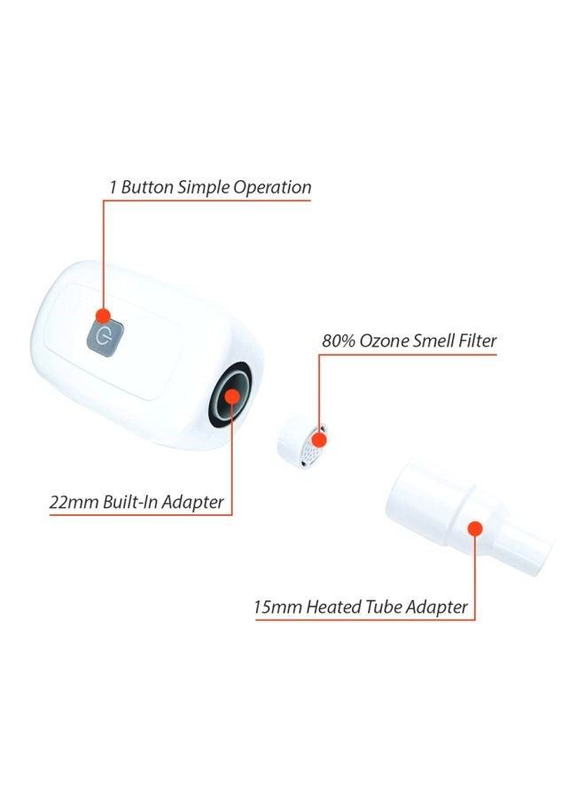 Auto Disinfector Ventilator Cleaner With Storage Bag White/Black 15x11x15cm  - Image 3