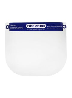Generic 10-Piece Protective Anti-Fog Face Shield Clear/White/Blue 35x6x25cm  - Image 1