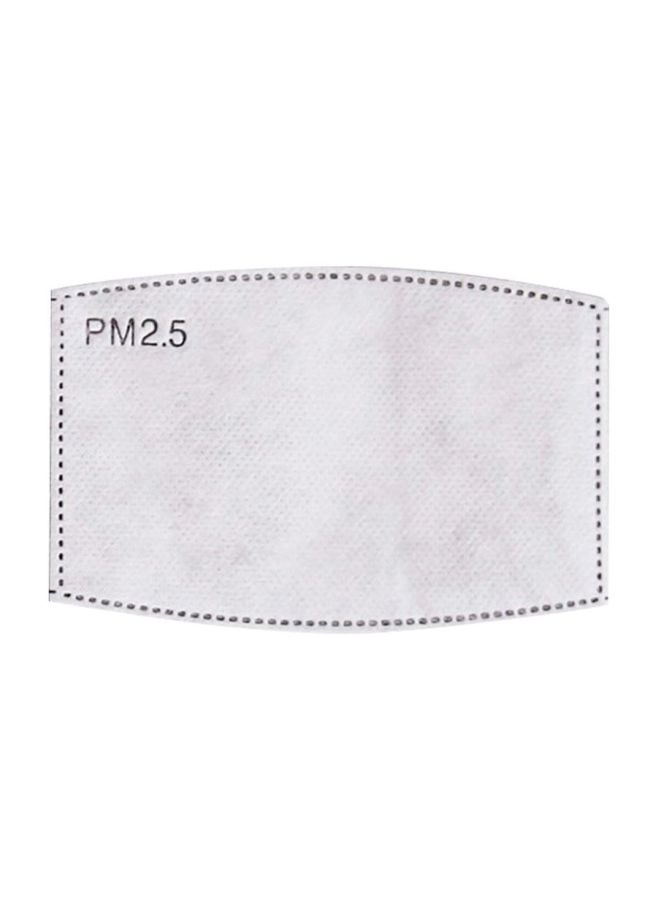 20-Piece Activated Carbon Mask-Filter White 13x8x10cm  - Image 2