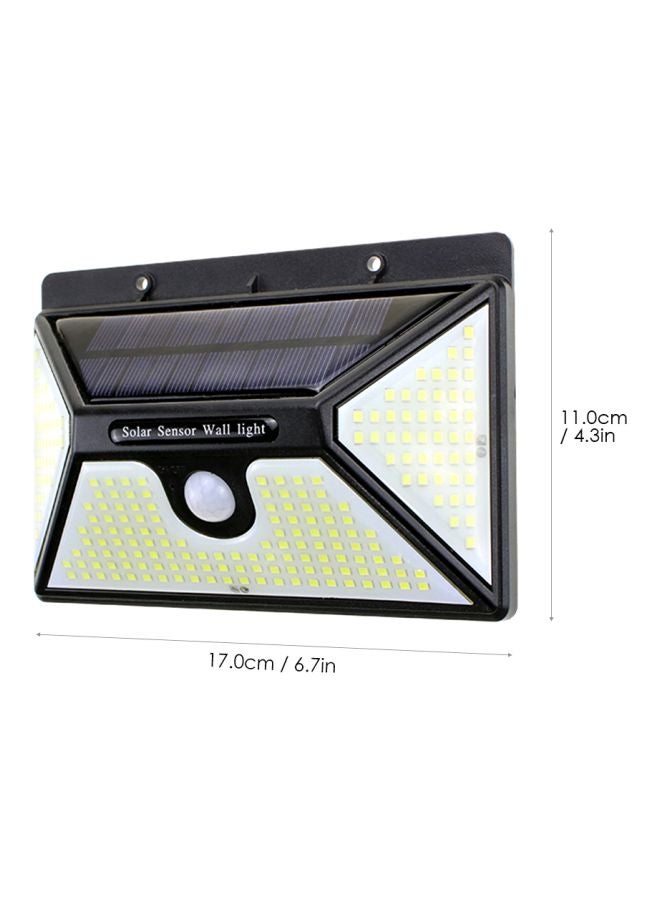 Solar Sensor Wall Light Black 17x5x11cm - Image 2