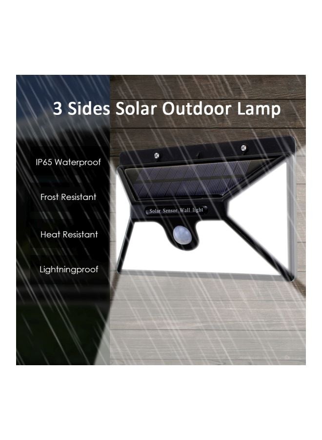 Solar Sensor Wall Light Black 17x5x11cm - Image 4