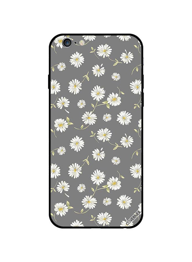 Covernex Apple iPhone 6s Plus Protective Case Cover Printed Featuring Small White Flowers Pattern DESIGN_0296 - Image 1