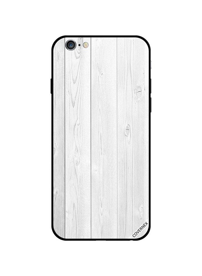 Covernex Apple iPhone 6s Plus Protective Case Cover Printed Featuring White Wooden Pattern DESIGN_1001 - Image 1