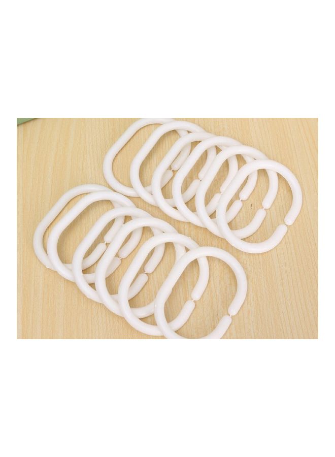 Deals for Less 13-Piece Beach Printed Shower Curtain With Hooks Set Multicolour 165x180centimeter - Image 2