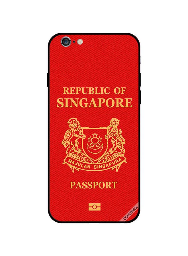 Covernex Protective Case Cover For Apple iPhone 6s Plus Red/Brown