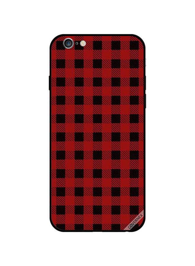 Covernex Protective Case Cover For Apple iPhone 6s Plus Black/Red