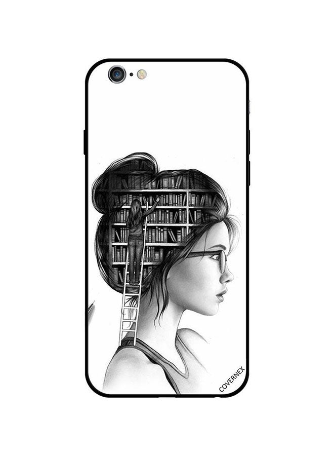 Covernex Apple iPhone 6 Plus Protective Case Cover Printed Featuring Library In Head DESIGN_0437 - Image 1