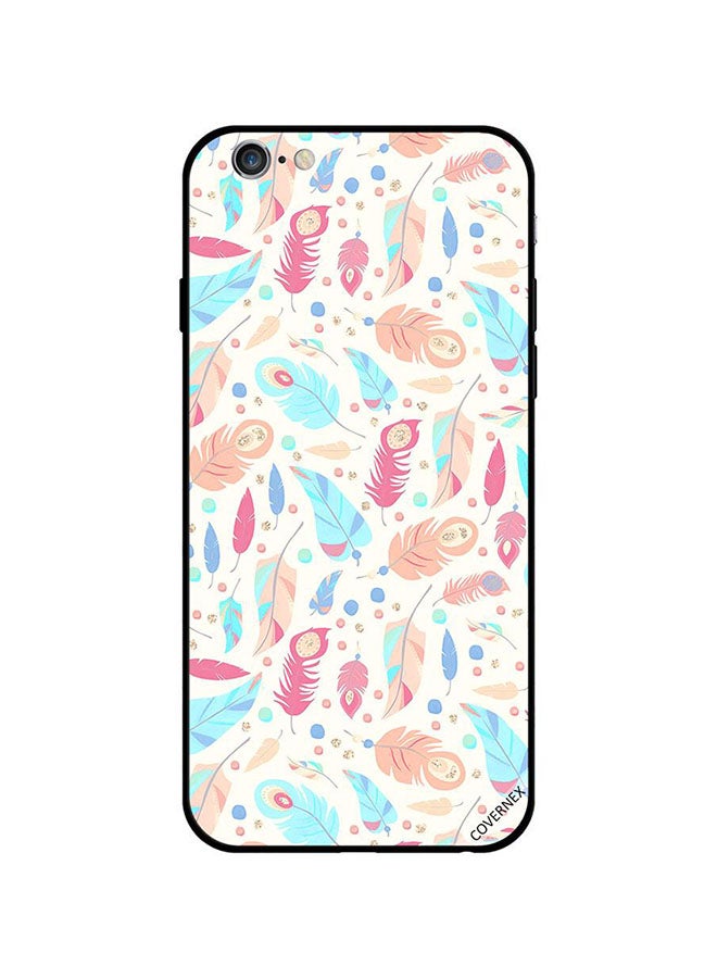 Covernex Apple iPhone 6s Protective Case Cover Printed Featuring Multi Color Feathers Print DESIGN_0228 - Image 1