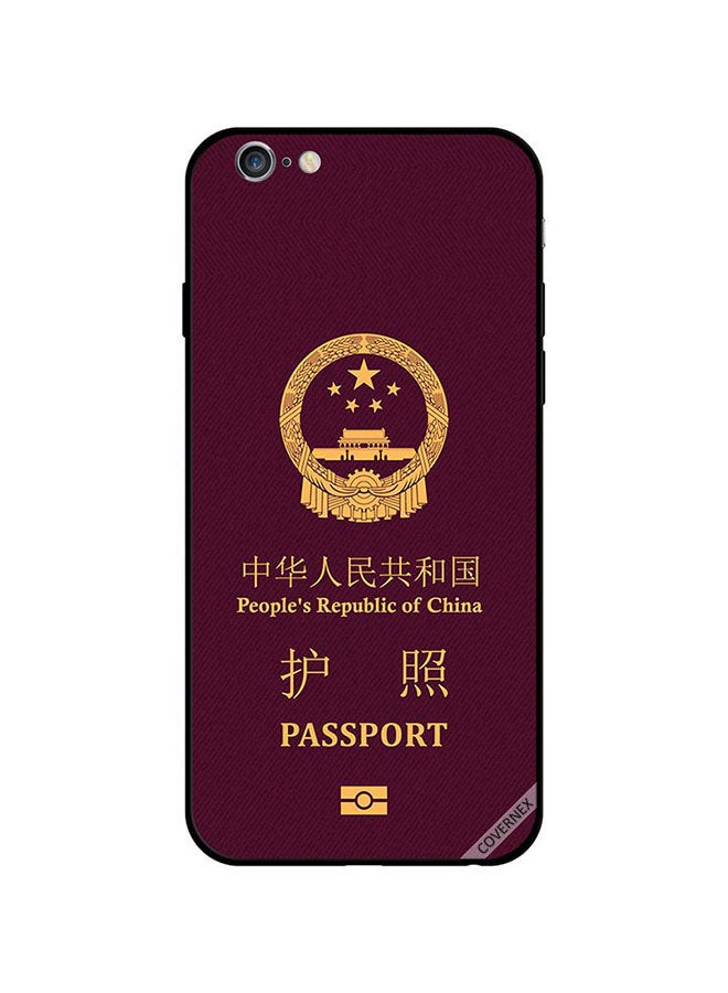 Covernex Protective Case Cover For Apple iPhone 6s Plus Maroon/Brown