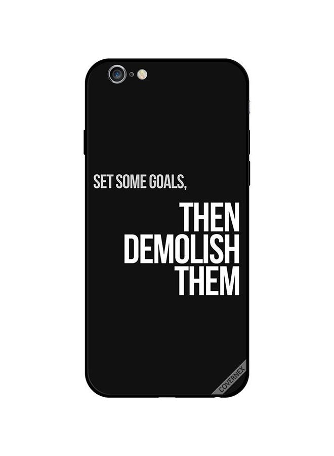 Protective Case Cover For Apple iPhone 6 Plus Black/White