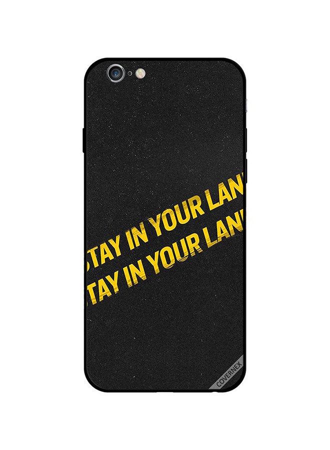 Covernex Protective Case Cover For Apple iPhone 6s Plus Black/Yellow