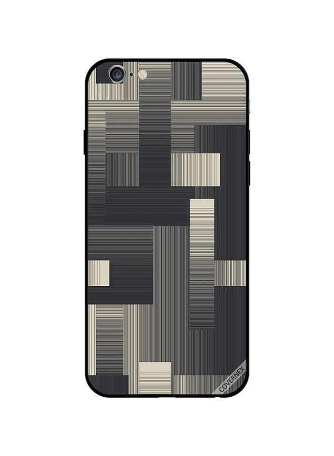 Covernex Apple iPhone 6 Plus Protective Case Cover Printed Featuring Grey Black Pattern DESIGN_0893 - Image 1