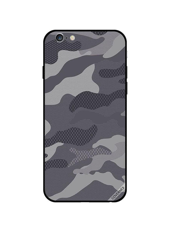 Covernex Apple iPhone 6 Plus Protective Case Cover Printed Featuring Grey Camouflage Pattern DESIGN_0894 - Image 1