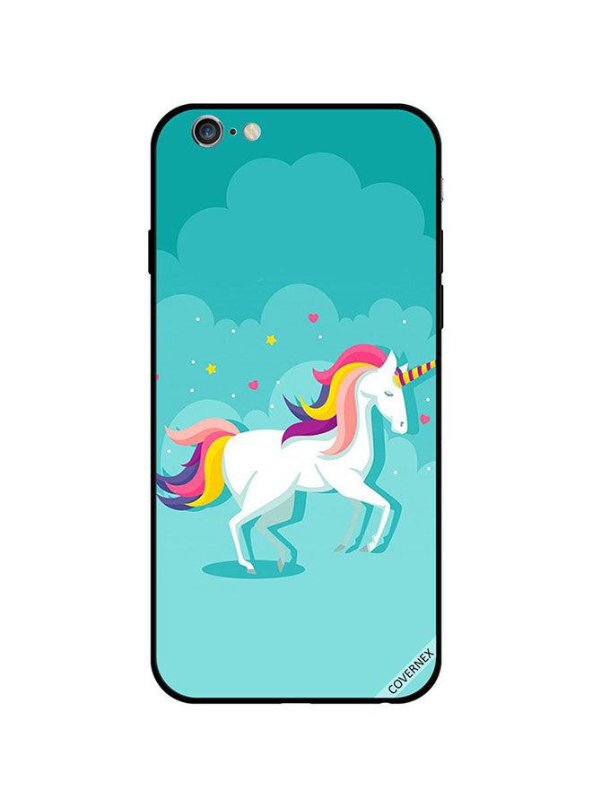 Covernex Apple iPhone 6s Protective Case Cover Printed Featuring Unicorn Walking DESIGN_0083 - Image 1