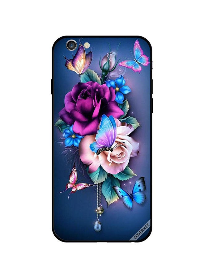 Covernex Apple iPhone 6 Plus Protective Case Cover Printed Featuring Beautiful Butterflies & Flowers DESIGN_0216 - Image 1