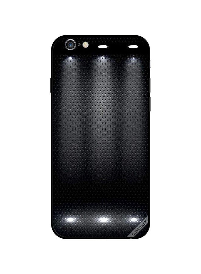Covernex Apple iPhone 6s Protective Case Cover Printed Featuring Lights ON oBlack Dosted Pattern DESIGN_0909 - Image 1