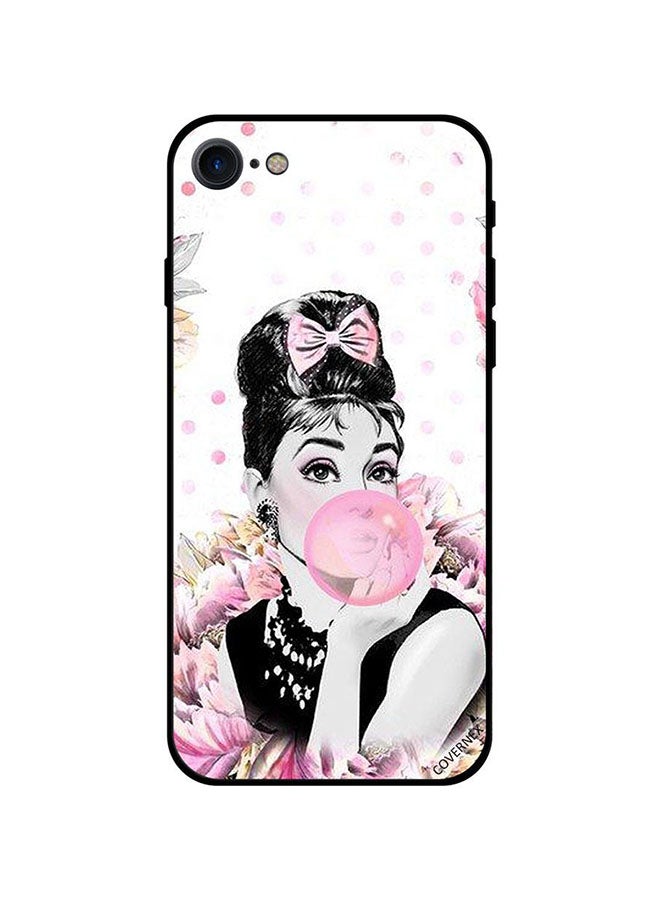 كوفرنيكس غطاء حماية واقٍ لهاتف أبل آيفون 7 أبيض/وردي/أسود