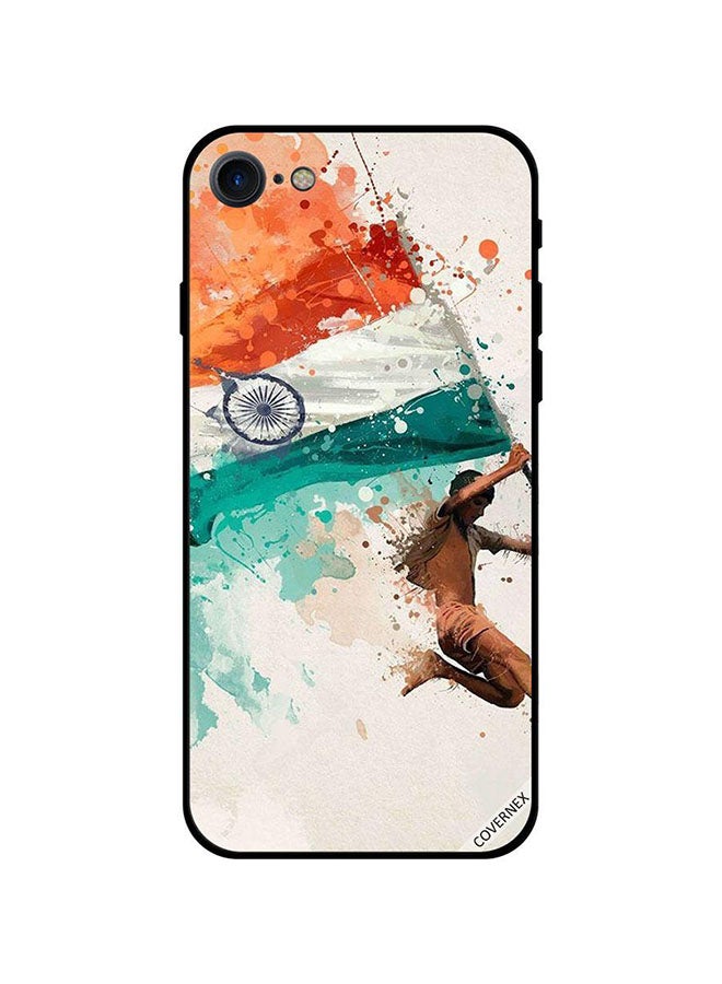 كوفرنيكس غطاء حماية واقٍ لهاتف أبل آيفون 7 برتقالي/أبيض/أخضر - Image 1