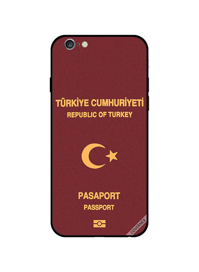 Covernex Protective Case Cover For Apple iPhone 6s Dark Red/Brown