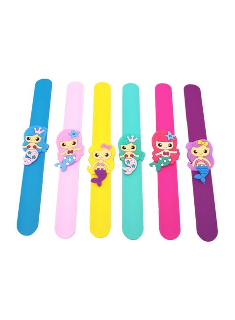 5-Piece Cartoon Design Silicone Wristband Set 15x27x2cm