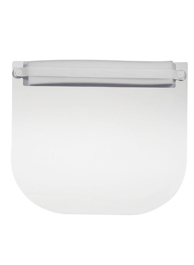 5-Piece Dust-Proof Protective Welding Safety Face Shield Blue/Clear 35 x 5 x 25cm - Image 3