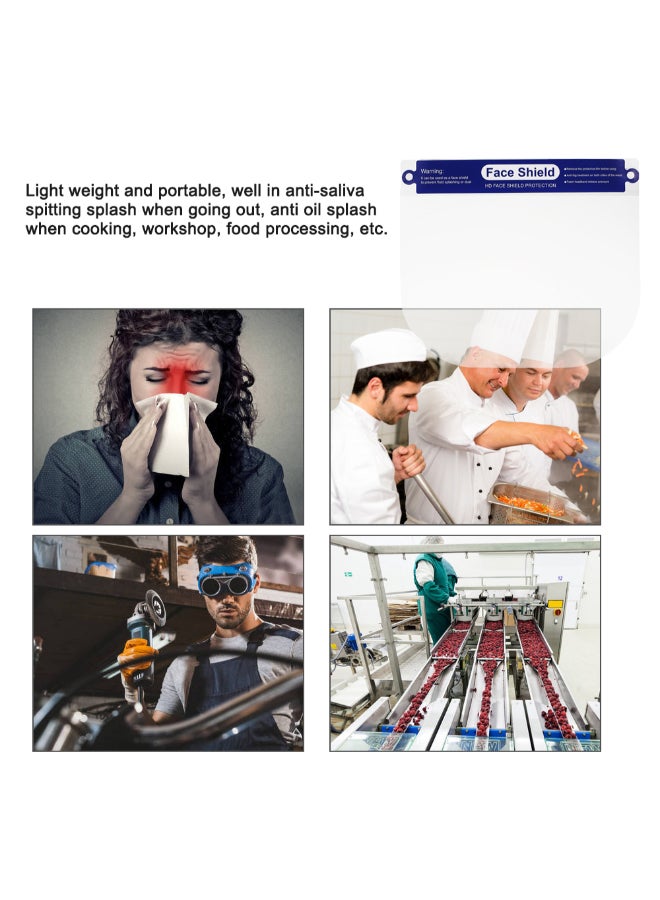 Dust-Proof Protective Welding Safety Face Shield Blue/Clear 32 x 3 x 22centimeter - Image 3