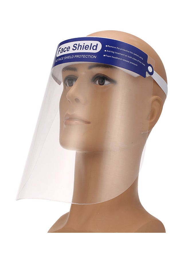 2-Piece Dust-Proof Protective Welding Safety Face Shield Blue/Clear 32 x 3 x 22cm - Image 2