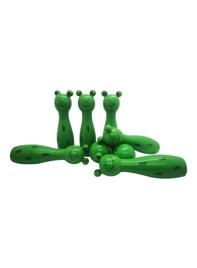 8-Piece Wooden Bowling Toy Set - Image 2