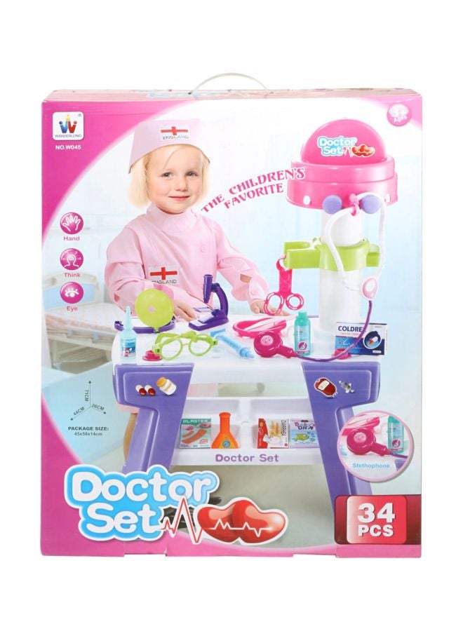 WANDERLONG 34-Piece Doctor Playset W045 71x14x44cm  - Image 2