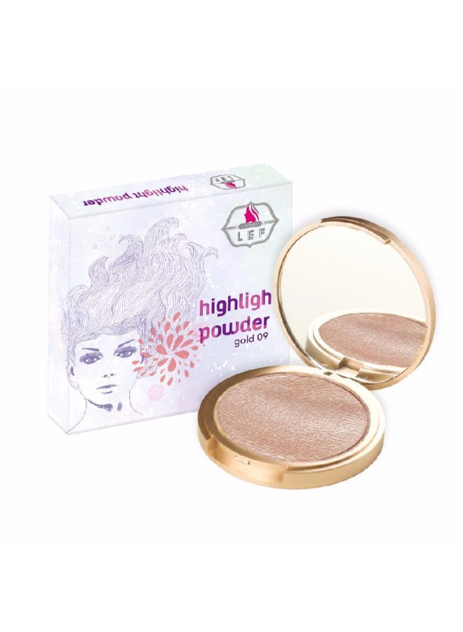 ليف مسحوق هايلايتر ذهبي - Image 5