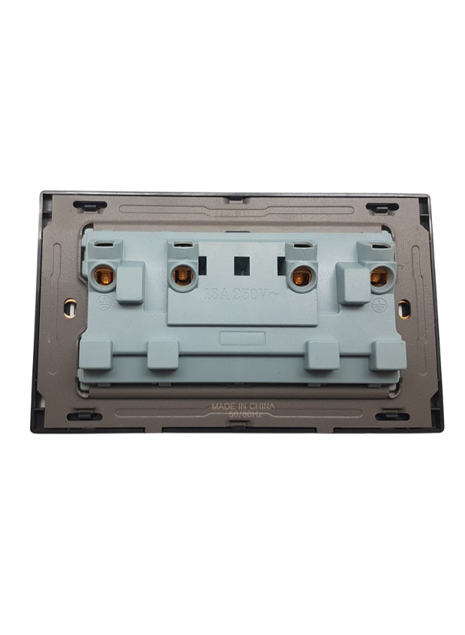 TEMPO High Grade Double Switched Socket White 14 x 7cm  - Image 3