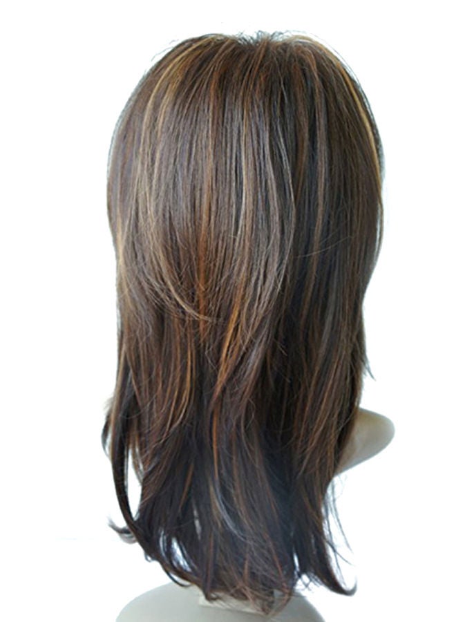 Synthetic Hair Wig Brown 16inch - Image 3