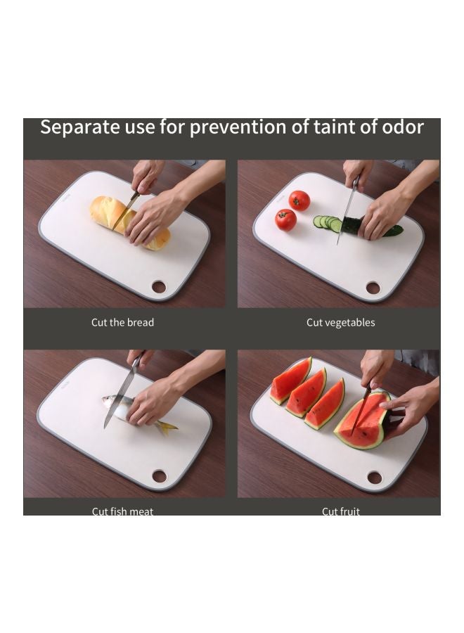 Rectangular Cutting Board With Hanging Hole Beige/Grey 41x1x28cm  - Image 3