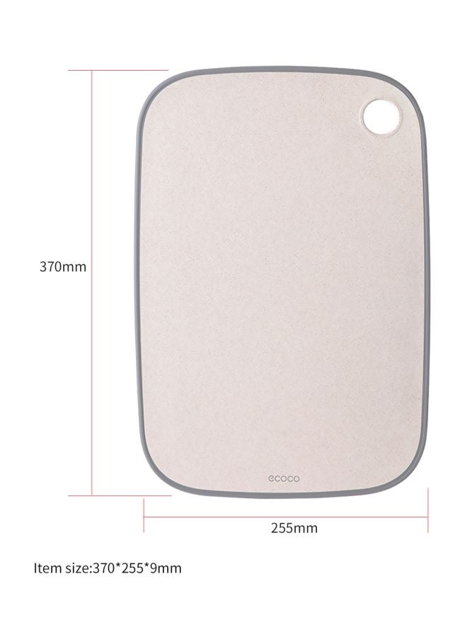 Rectangular Cutting Board With Hanging Hole Beige/Grey 37x0.90x25.50cm  - Image 2