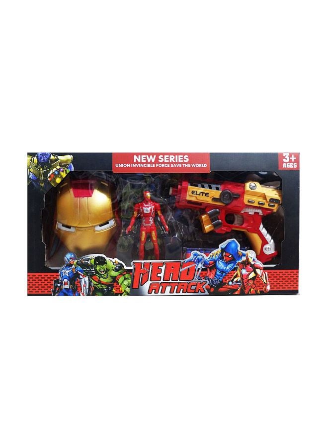 3-Piece Iron Man Hero Attack Figure Set