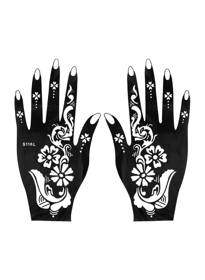 طقم مرسام وينشينتي للتاتو اليدوي مكوّن من قطعتين أسود - Image 1