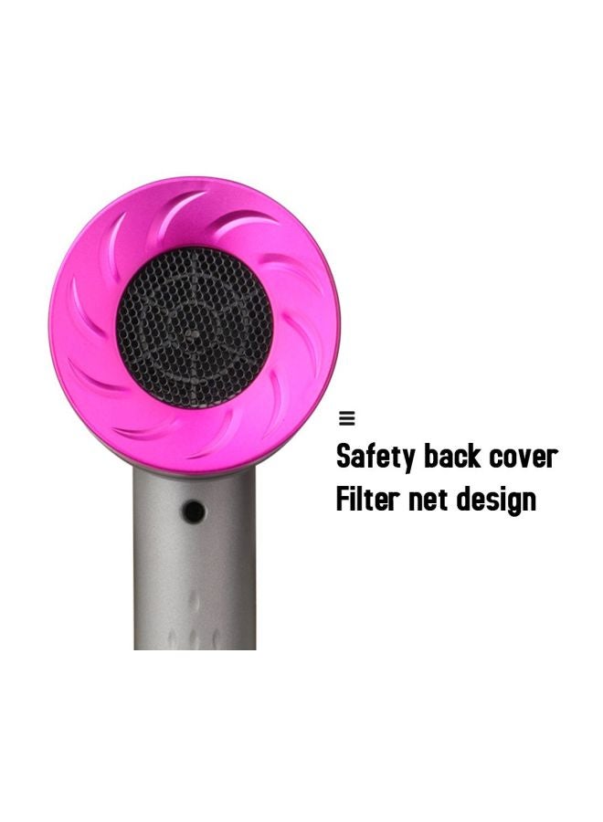 Professional Hair Dryer Grey/Purple/Black 30x6x15cm - Image 3