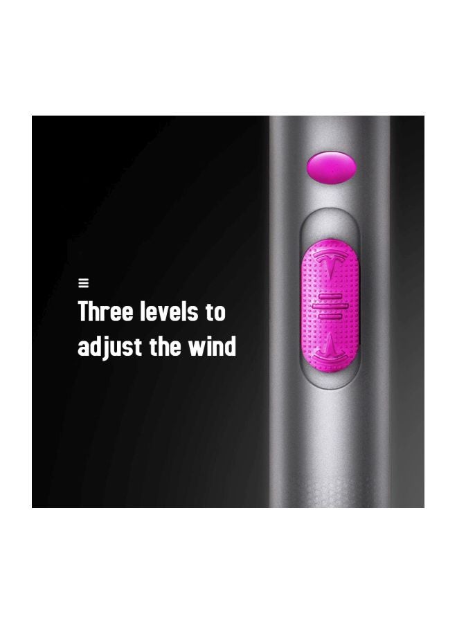 Professional Hair Dryer Grey/Purple/Black 30x6x15cm - Image 4