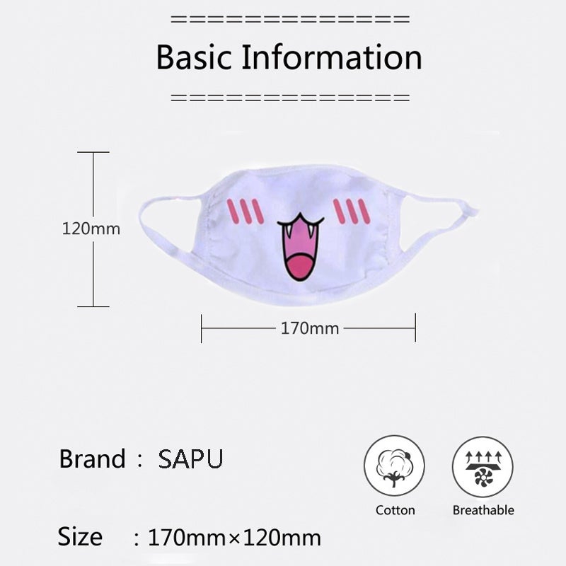 SAPU 10-Piece Anti-Dust Face Mask Set  - Image 4