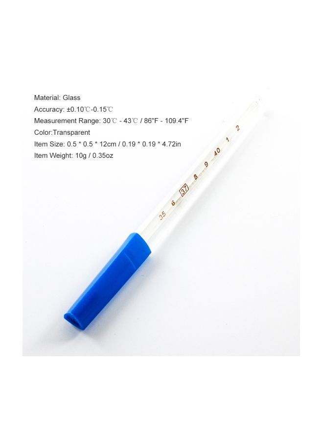 Generic Triangular Mercury Thermometer For Armpit Oral Use  - Image 2