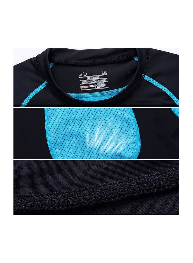 Generic Long Sleeves Compression T-Shirt With Pants Set S  - Image 3