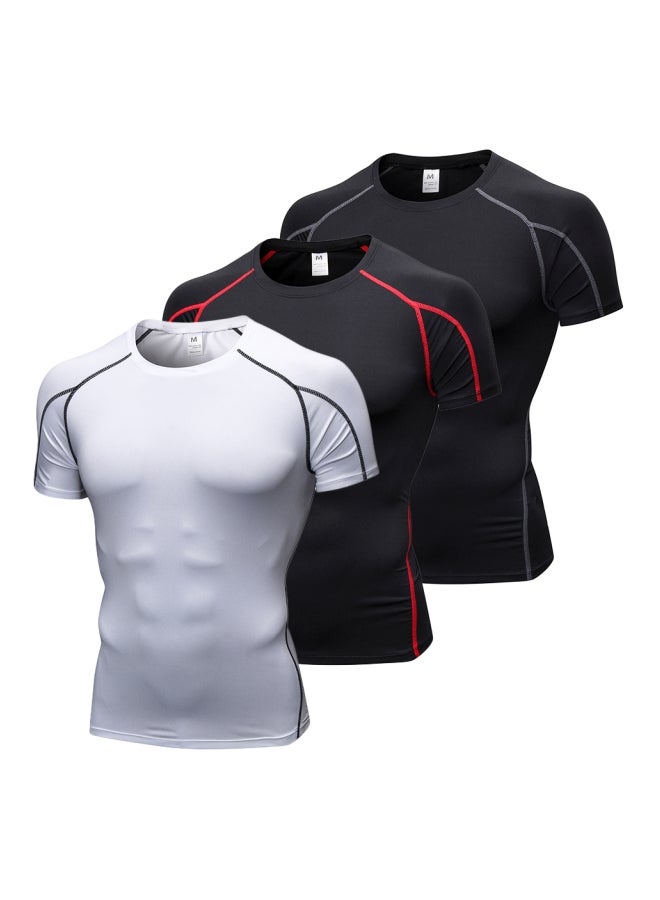 LIXADA Pack Of 3 Short Sleeves T-Shirt XXL  - Image 1