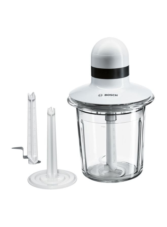 BOSCH Electric Chopper 1.5 L 550.0 W MMR15A1 Red/Clear/White - Image 3