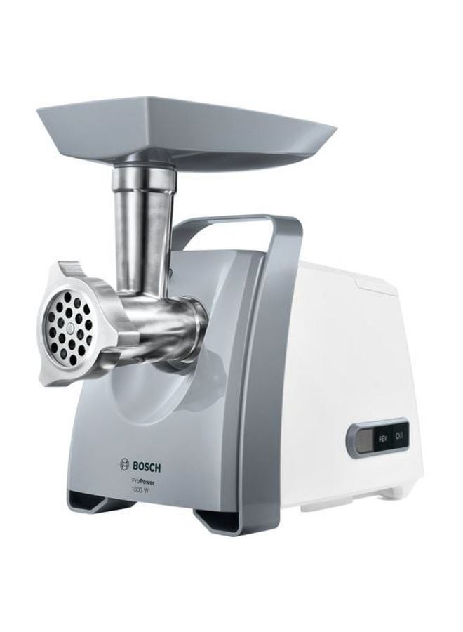 BOSCH ProPower Meat Mincer 600W 1800.0 W MFW66020 White/Grey/Silver  - Image 1