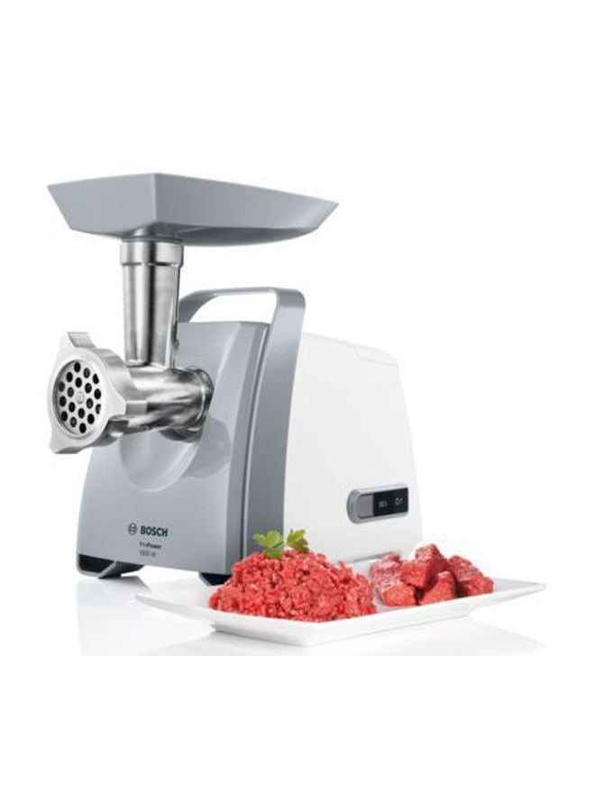 BOSCH ProPower Meat Mincer 600W 1800.0 W MFW66020 White/Grey/Silver  - Image 2